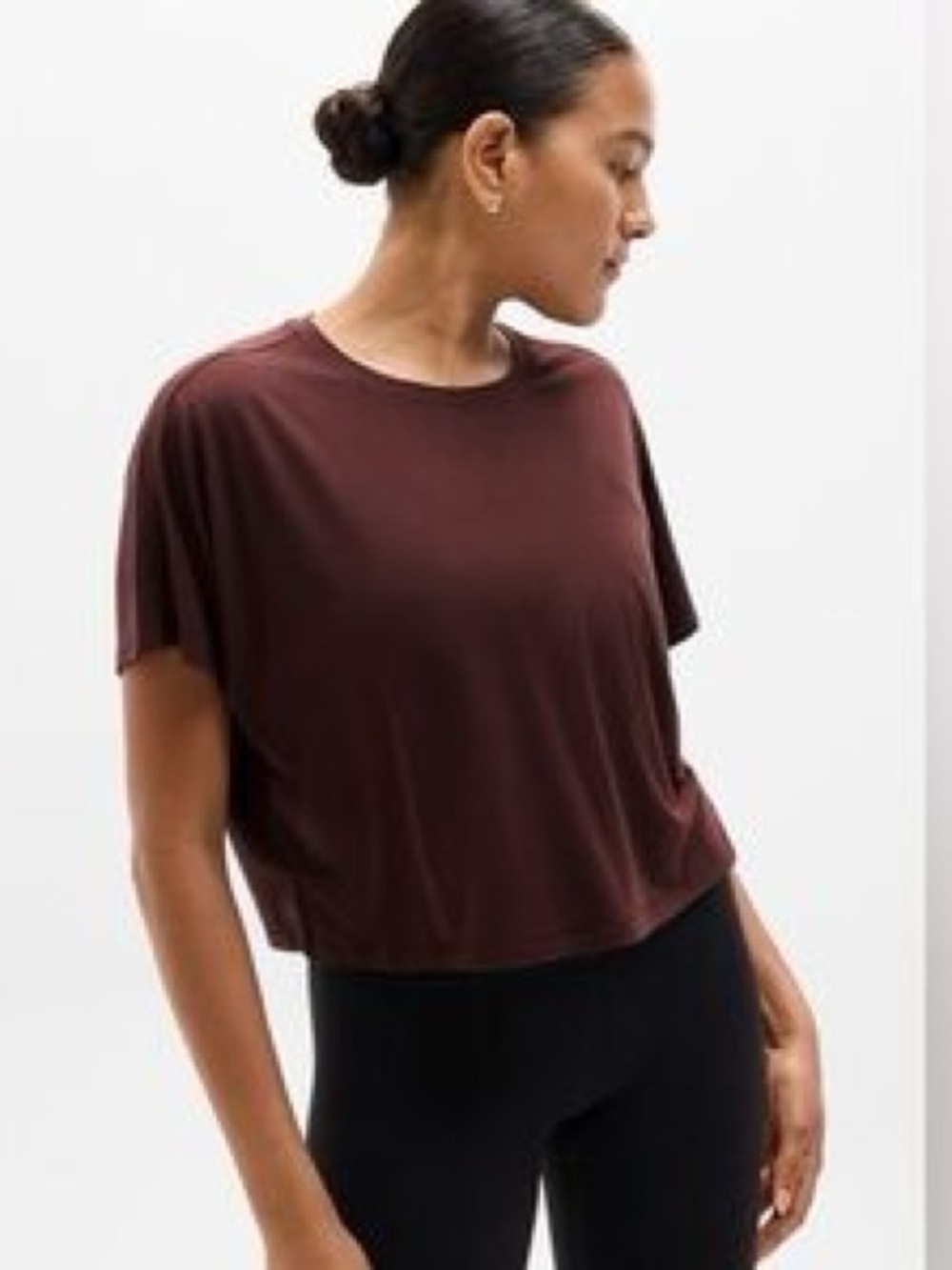 Athleta Elemental Cropped Tee
